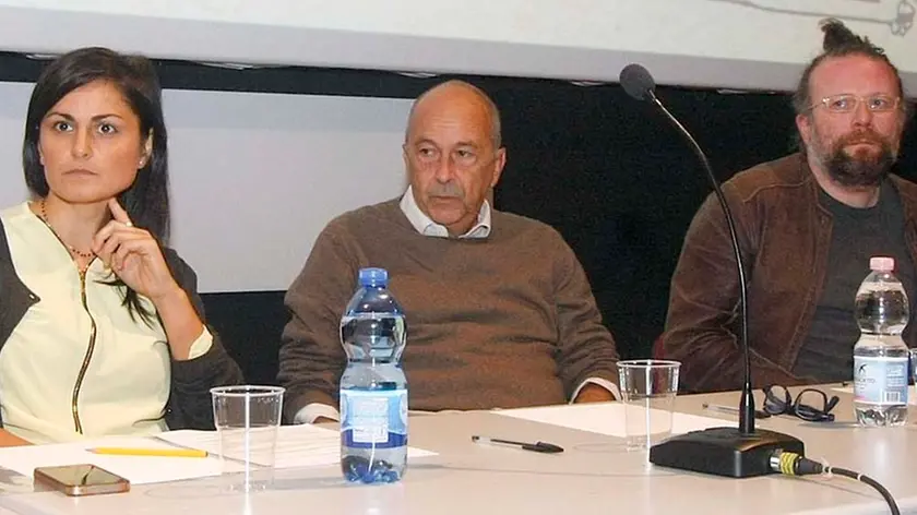 MARIAN - AGENZIA BIANCHI - PADOVA - TAVOLA ROTONDA DETOUR. DA SIN: LAURA FAVARETTI, AUTIERO, ROBERTA ROCELLI, BONSEMBIANTE, FABRIZIO PANOZZO