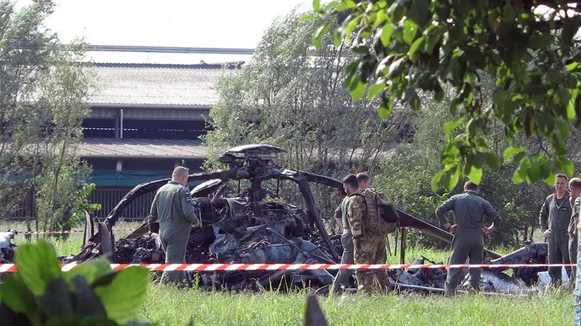 BELLUCO - FOTOPIRAN - MASSANZAGO - LUOGO ELICOTTERO MILITARE PRECIPITATO