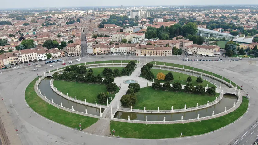Prato della Valle visto dal drone