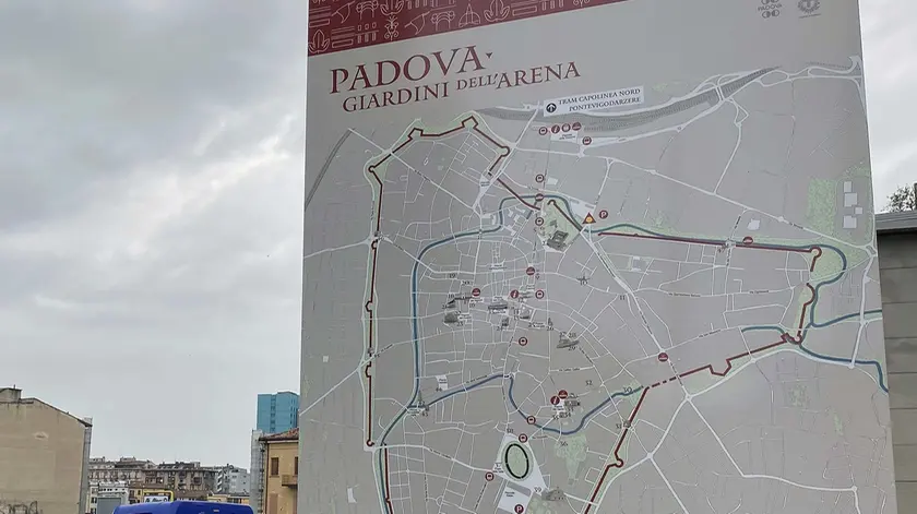 MALFITANO -AGENZIA BIANCHI-PADOVA- NUOVA PIANTA DELLA CITTA'