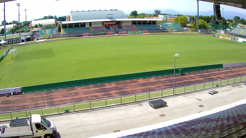 PRANDI - FOTO PIRAN - CITTADELLA - MODIFICA RECINZIONI TRIBUNA STADIO TOMBOLATO