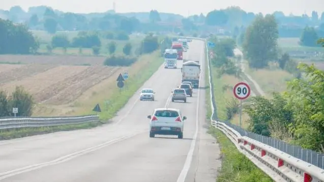 Un tratto della sr10 var verso Carceri
