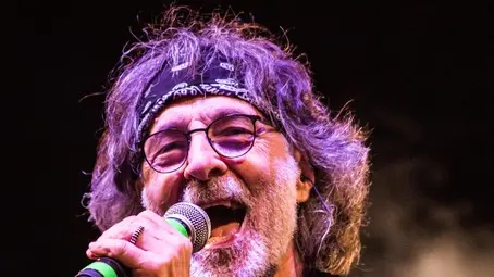 05/09/2017 Cerveteri, la Premiata Forneria Marconi in concerto all'Etruria Eco Festival. Nella foto il cantante e batterista Franz Di Cioccio