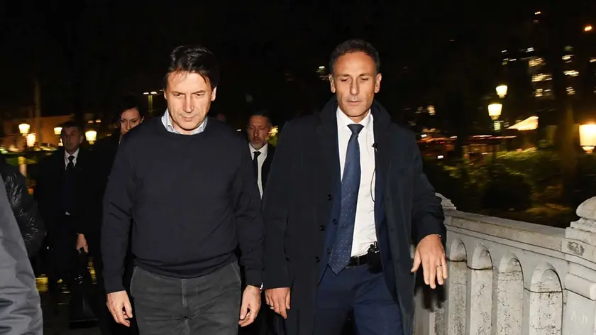 Il presidente del Consiglio Giuseppe Conte a Venezia