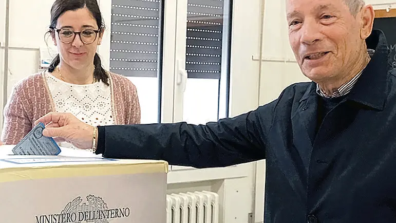 A Mestrino (nella foto un seggio) il numero degli elettori è aumentato rispetto al 2018