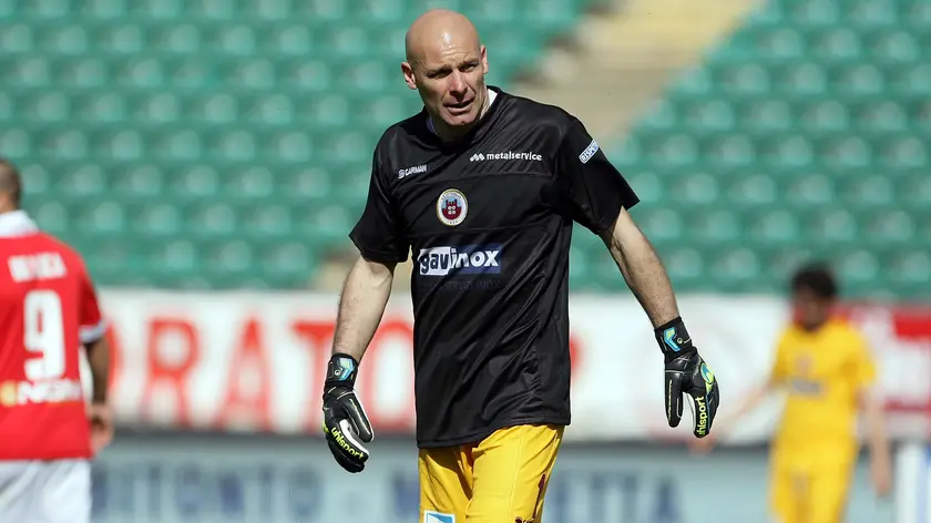 Foto LaPresse - Donato Fasano.02/05/2015 Bari( Italia).Sport Calcio.Fc Bari 1908 - Cittadella.Campionato di Calcio Serie B 2014 2015 - Stadio "San Nicola".Nella foto: pierbon..Photo LaPresse - Donato Fasano.02 Mag 2015 Bari ( Italy).Sport Soccer.Fc Bari 1908 - Cittadella.Italian Football Championship League B 2014 2015 - "San Nicola" Stadium .In the pic: pierbon