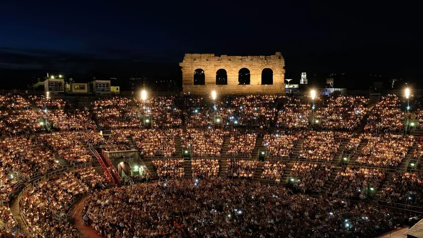 Un'immagine di archivio dell'Arena di Verona