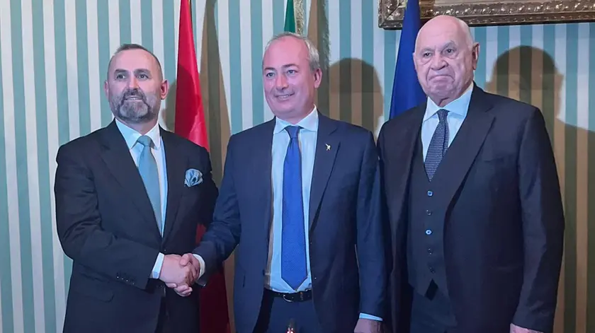 Da sinistra, Ulsi Manja, Andrea Ostellari e Carlo Nordio