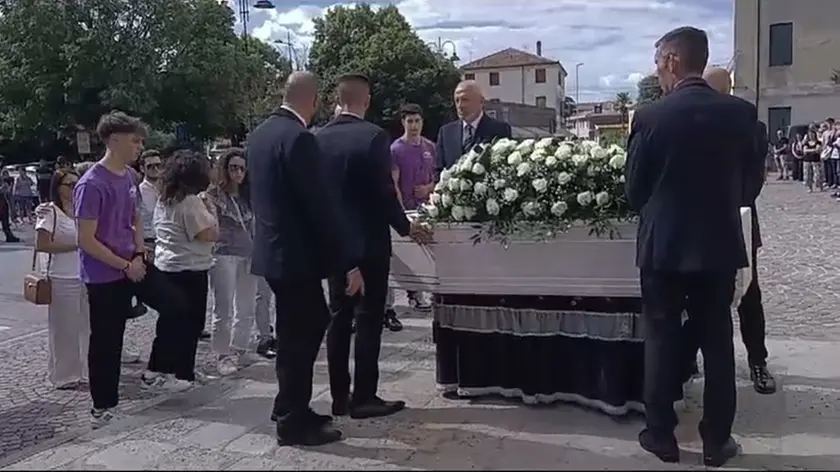 Il funerale di Chiara Scantamburlo (foto Zangirolami)