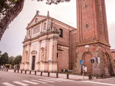 Villa Estense (PD), 29 agosto 2019. Reportage su Villa Estense per articolo di Jori. Nella Foto: la chiesa dedicata a S. Colomba.