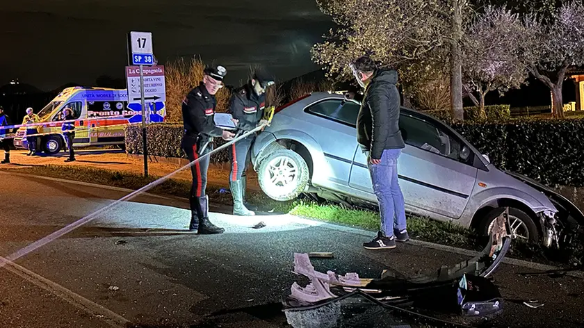 Due auto, una Volkswagen Tiguan e una Ford Fiesta si sono scontrate (Piran)