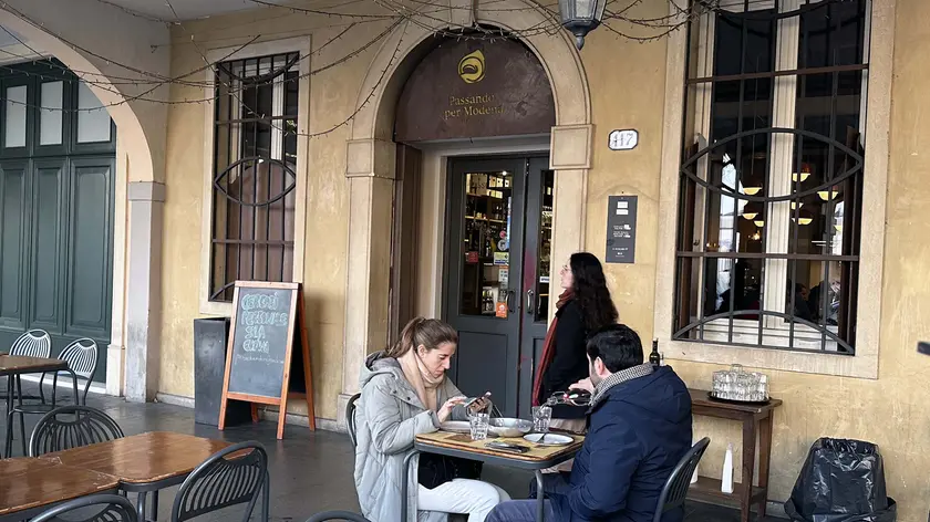 Il ristorante “Passando per Modena” in Prato della Valle