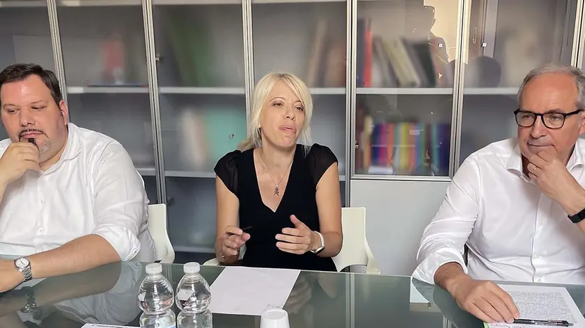 Da sinistra Samuel Scavazzin, Paola Pizzo e Fabio Toso