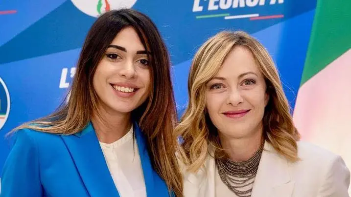 Valeria Mantovan con la premier Giorgia Meloni