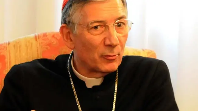 Interpress/Mazzega Morsego Venezia, 22.12.2014.- Patriarcato di Venezia, Auguri di Natale ai giornalisti dal Patriarca Francesco Moraglia.-