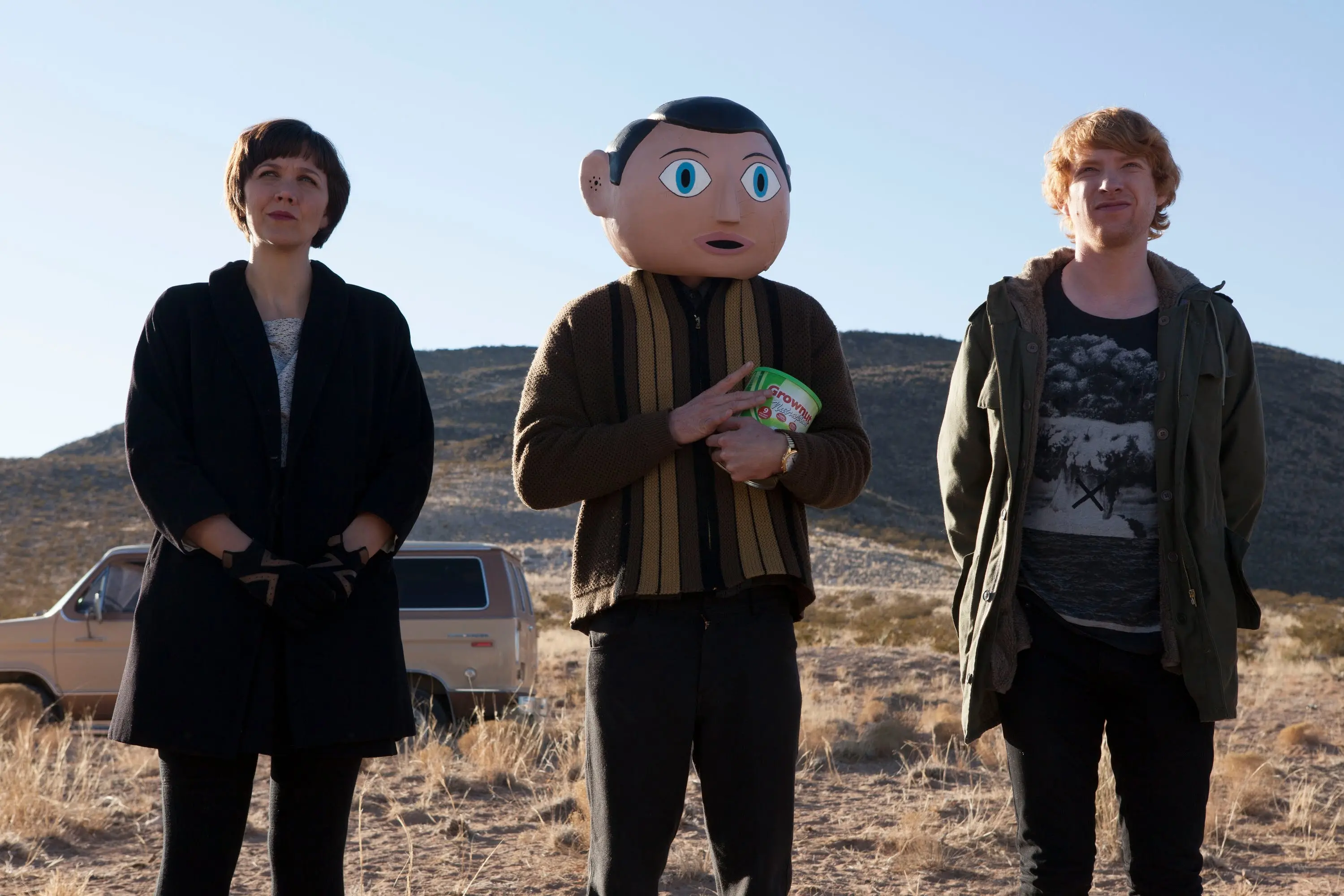 Una scena di Frank di Lenny Abrahamson