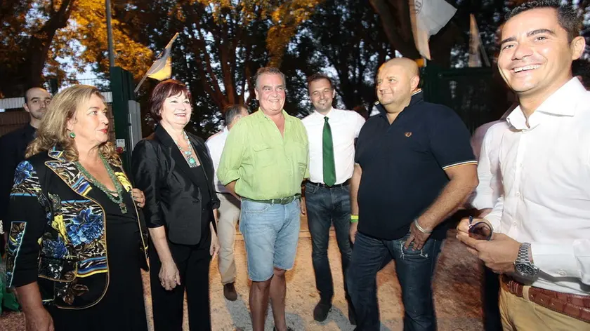 PATTANE - CALDEROLI ALLA FESTA DELLA LEGA PATTANE - CALDEROLI ALLA FESTA DELLA LEGA