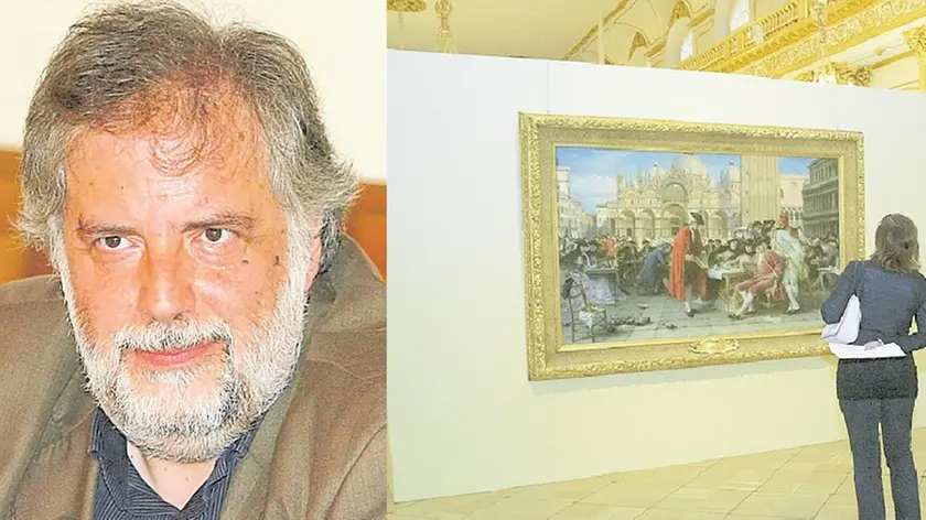 Maurizio Cecconi e un dipinto del Settecento veneziano al Museo dell'Ermitage di San Pietroburgo, in Russia