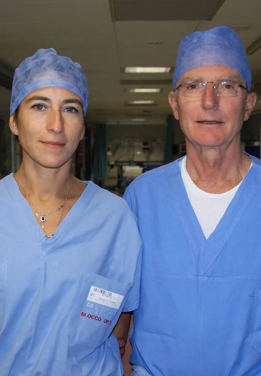 Il professor Paolo Rigotti con la professoressa Lucrezia Furian