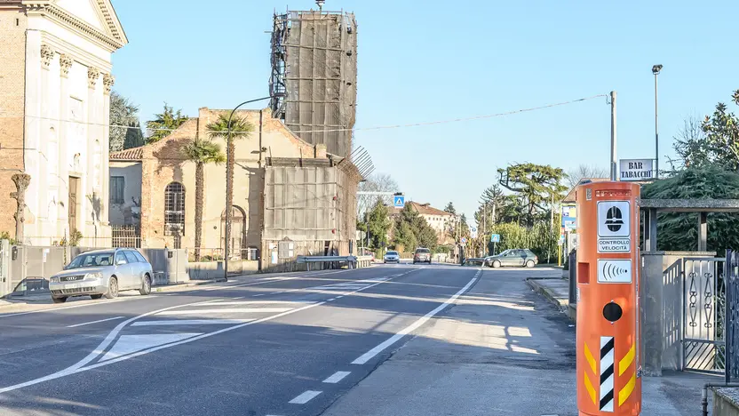 CESARO ph. Zangirolami Este (PD), 13.01.2016 Nuovo autovelox a Motta in SR10