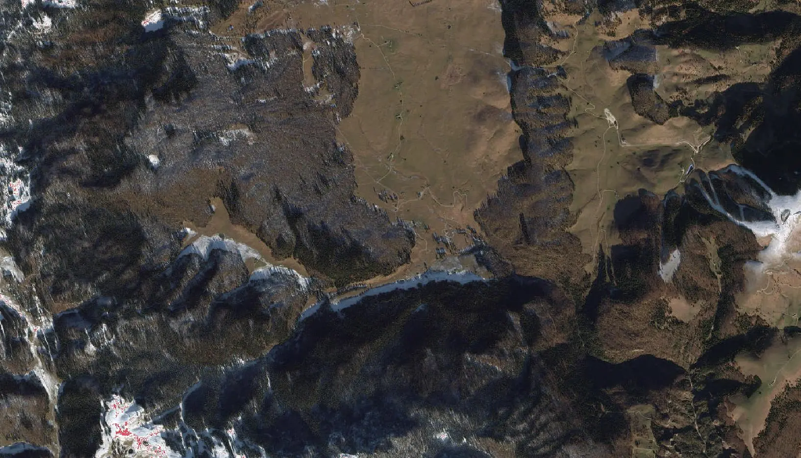 La piana di Marcesina dopo la bufera