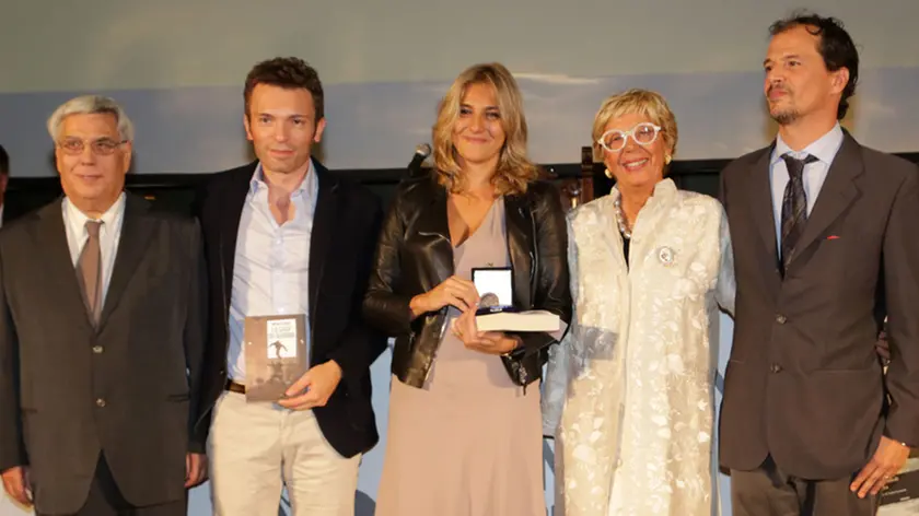 borghesi agenzia fotofilm treviso premio comisso premiazioni in foto vincitori michele cocchi e cristina batocletti