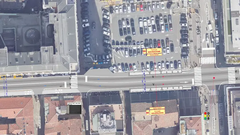 Il progetto definitivo del Sir2, la terza linea del tram (da Rubano a Vigonza), prevede una nuova fermata in piazza Insurrezione