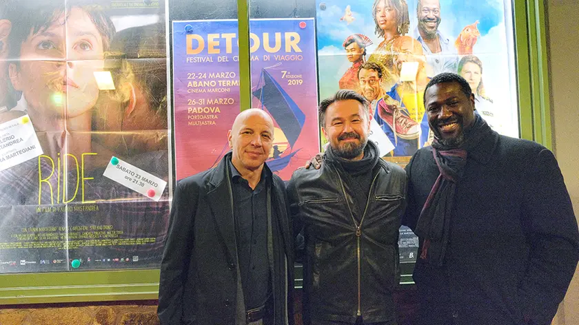 ZUPO-FOTOPIRAN-ABANO TERME-PRESENTAZIONE NUOVO FILM ALDO BAGLIO ALDO BAGLIO,ENRICO LANDO,JACKY IDO