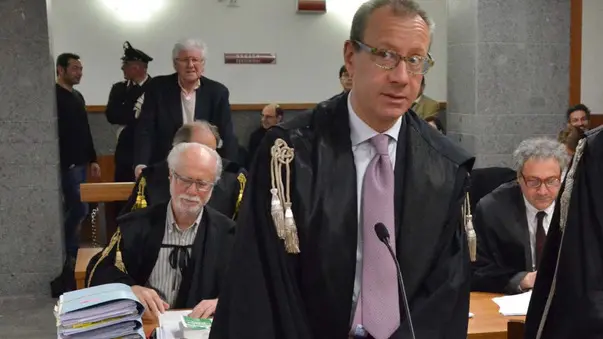 Interpress/M.Tagliapietra Venezia 14.04.2016.- Udienza preliminare Processo Mose. Tribunale , Piazzale Roma. PM Stefano Ancilotto. PM Stefano Buccini.