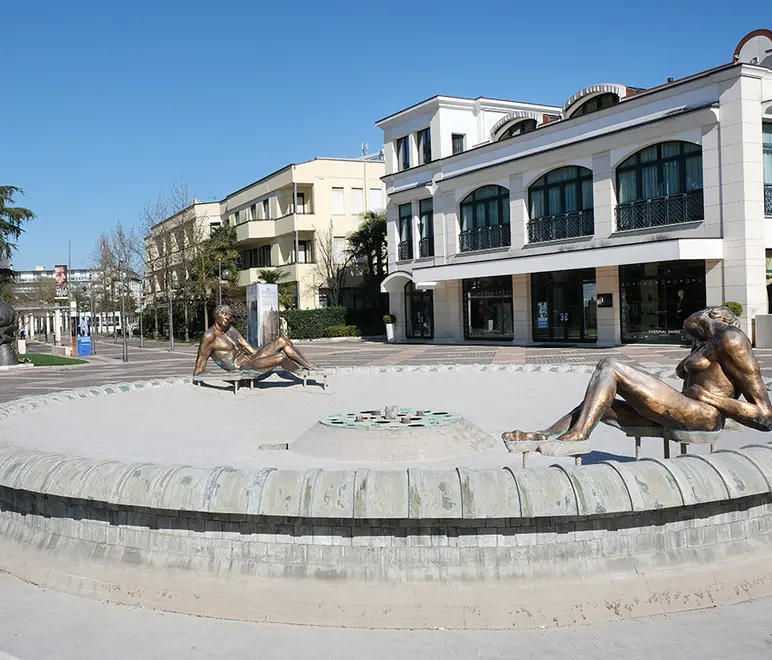 MORSEGO - FOTOPIRAN - ABANO TERME - ZONA POEDONALE DESERTA CORONAVIRUS