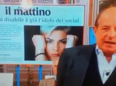 Magalli presenta Riccardo e il servizio su di lui fatto dal Mattino
