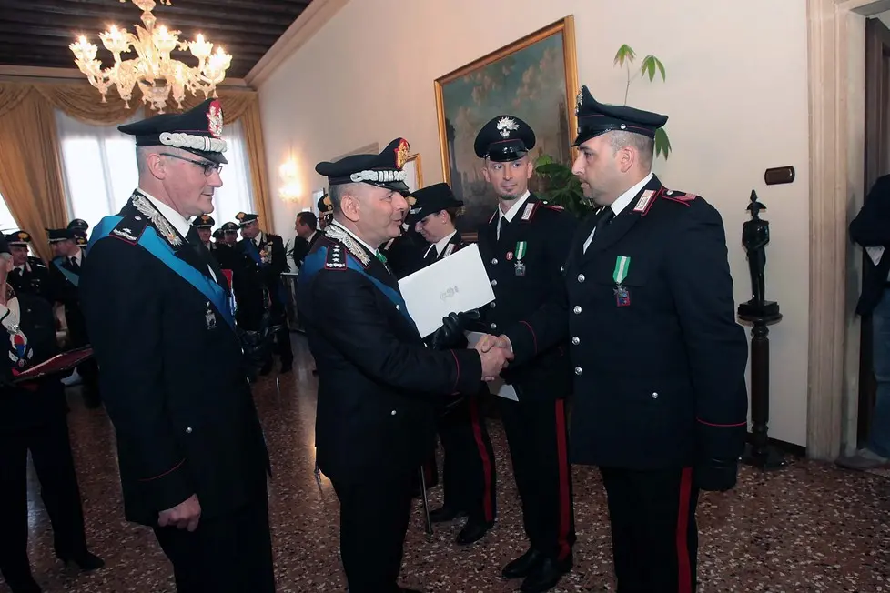 BELLOTTO - AGENZIA BIANCHI - PADOVA - CERIMONIA 202 ANNI ARMA CARABINIERI IN PRATO DELLA VALLE.