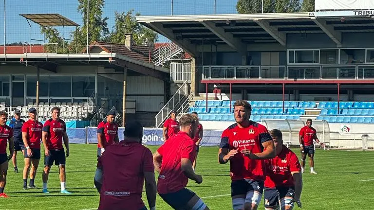 Gli azzurri sul campo del Bourgoin martedì per l'allenamento di rifinitura