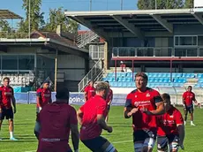 Gli azzurri sul campo del Bourgoin martedì per l'allenamento di rifinitura
