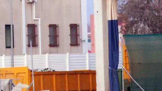 Belluco.L'ecocentro di Monselice chiuso per manutenzione..Nella foto: il piazzale ormai vuoto..ph. Zangirolami