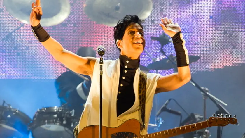 STOCKHOLM 2011-08-12 Artist and singer Prince is seen performing during a the Way out west music festival in Stockholm,Sweden, August 12, 2011. Foto: Stefan Soderstrom / EXP / TT / kod 7120 ** OUT AFTONBLADET ** EXP / TT/LaPresse Only Italy