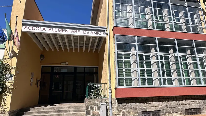 La scuola elementare De Amicis in quartiere Trento Nord, dove lo scorso anno è nato un solo bambino