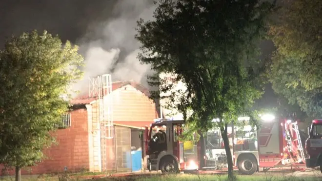 TAFARELLI INCENDIO ALLEVAMENTO CONIGLI VIGODARZERE
