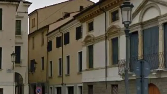 Via Rudena in centro a Padova, teatro dell'aggressione alla donna