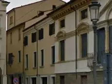 Via Rudena in centro a Padova, teatro dell'aggressione alla donna