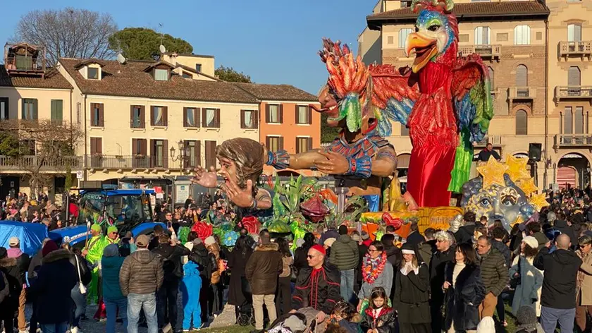 La festa di Carnevale in Prato della Vale. Foto agenzia Bianchi