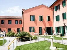 Il giardino all'interno della casa di riposo