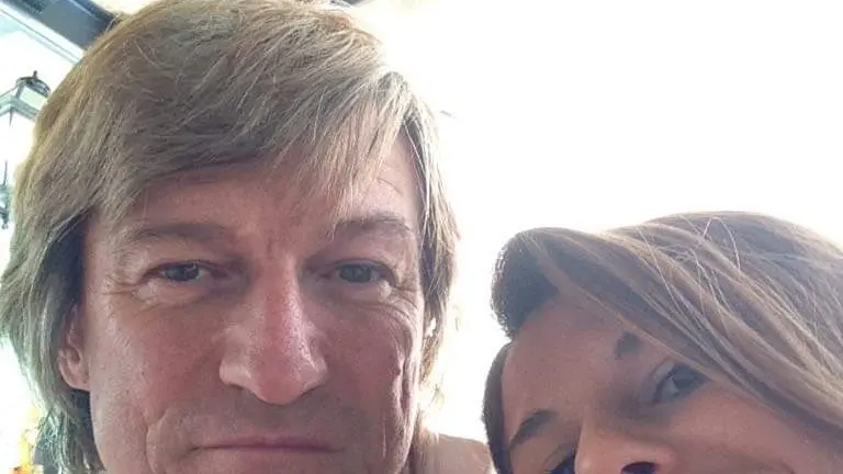 Alberto Vazzoler con la fidanzata Silvia Moro