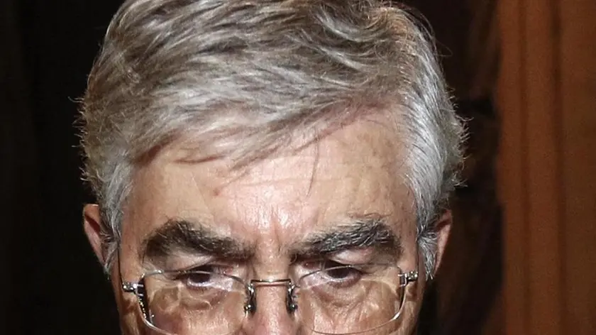 L'ex amministratore delegato di Veneto Banca Vincenzo Consoli all'uscita di Palazzo San Macuto al termine dell'audizione davanti alla commissione parlamentare d'inchiesta sulle banche. Roma, 15 dicembre 2017. ANSA/ GIUSEPPE LAMI