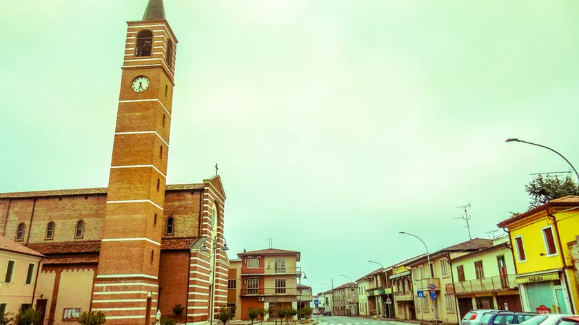 Piacenza d'Adige (PD), 12 novembre 2018 vedute di Piacenza d'Adige per reportage di Jori ph. Zangirolami Nella foto: la chiesa di S. Antonio Abate