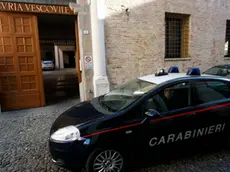 I carabinieri davanti alla Curia
