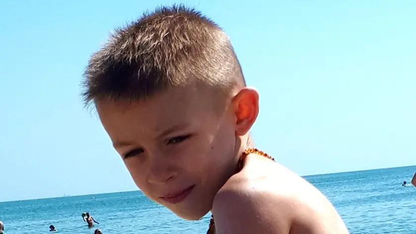 Francesco Tortorelli, 9 anni, in una foto postata dalla mamma su Facebook