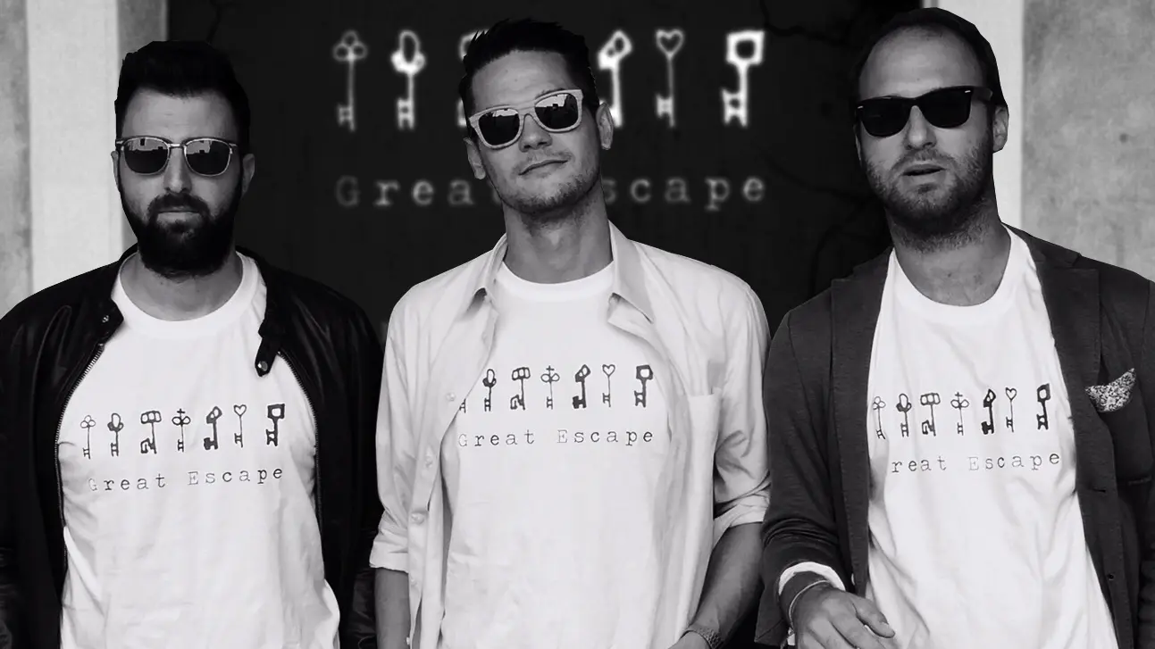 Andrea, Matteo e Giovanni, i tre titolari dell'Escape di Padova