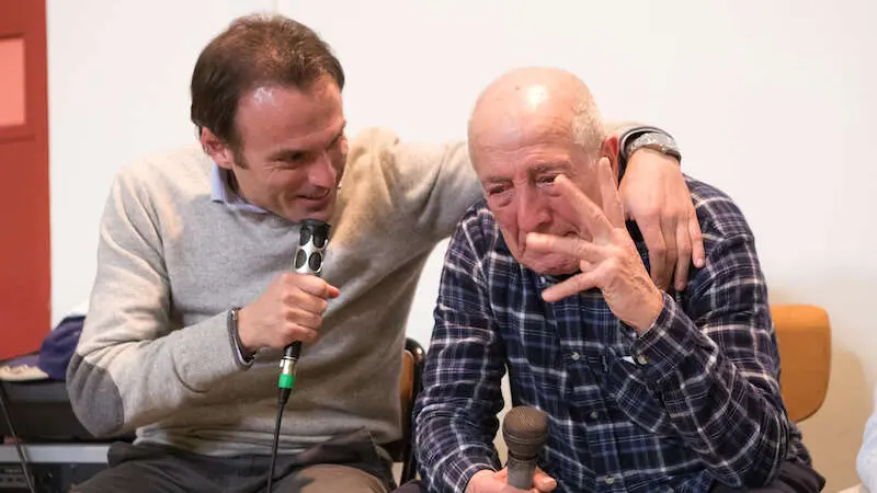 Donato Bilancia con don Marco Pozza