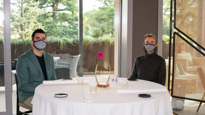 I due soci del ristorante “Incalmo”: Ricardo Scacchetti e Michele Carretta